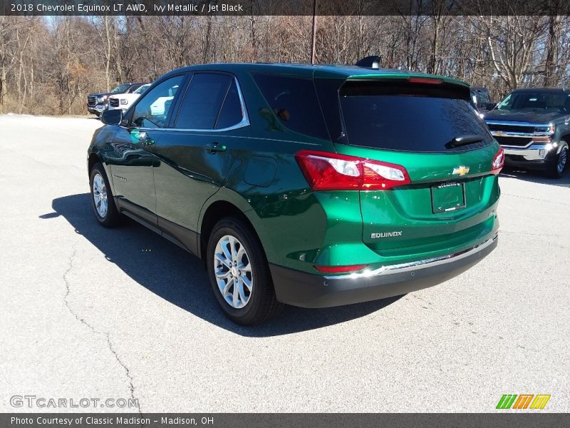 Ivy Metallic / Jet Black 2018 Chevrolet Equinox LT AWD