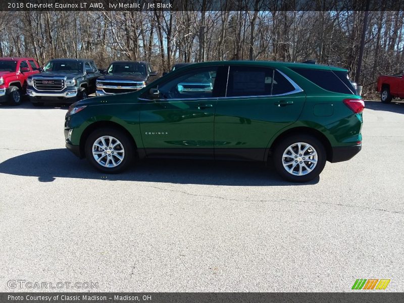 Ivy Metallic / Jet Black 2018 Chevrolet Equinox LT AWD