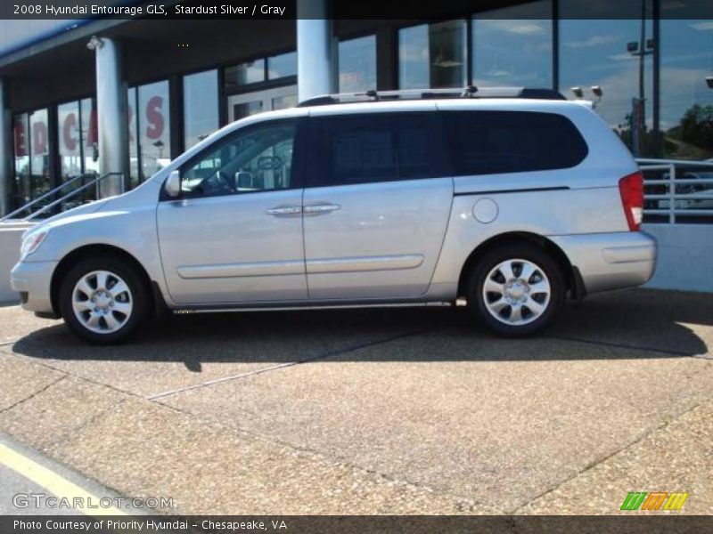 Stardust Silver / Gray 2008 Hyundai Entourage GLS