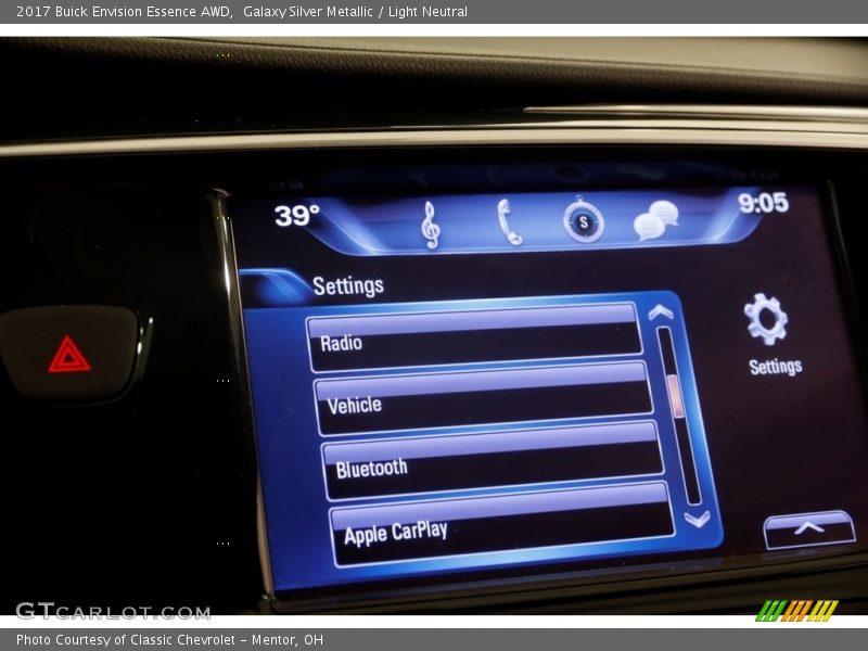 Galaxy Silver Metallic / Light Neutral 2017 Buick Envision Essence AWD