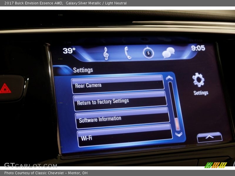 Galaxy Silver Metallic / Light Neutral 2017 Buick Envision Essence AWD