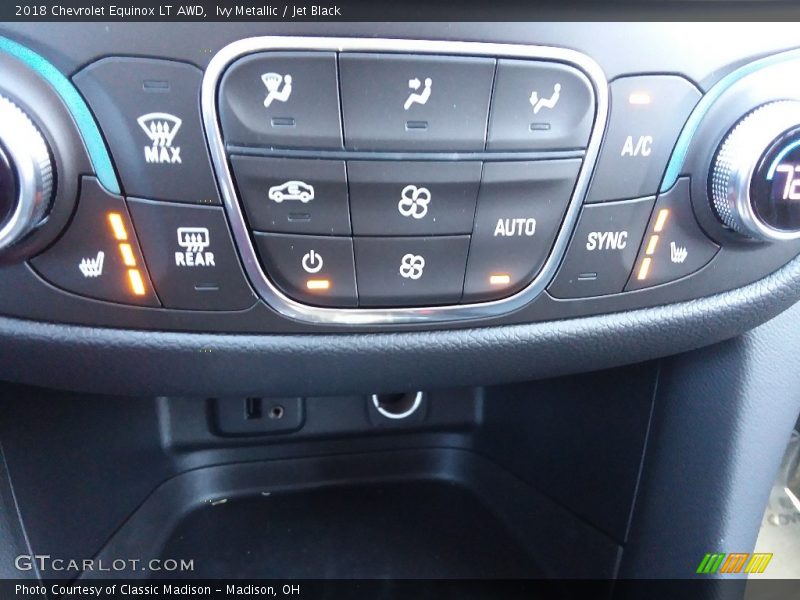 Ivy Metallic / Jet Black 2018 Chevrolet Equinox LT AWD