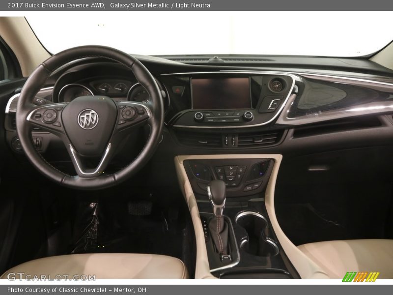 Galaxy Silver Metallic / Light Neutral 2017 Buick Envision Essence AWD