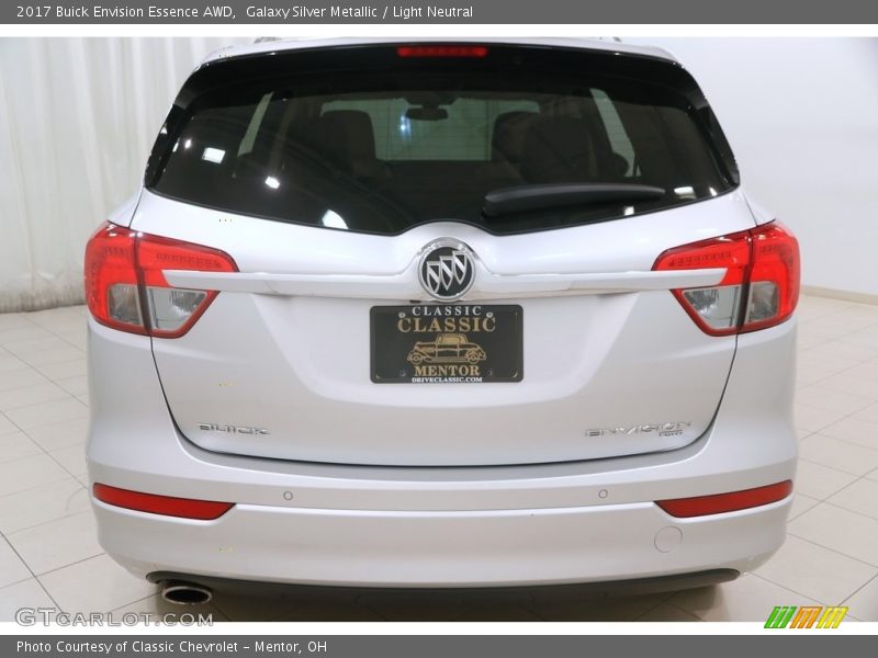 Galaxy Silver Metallic / Light Neutral 2017 Buick Envision Essence AWD