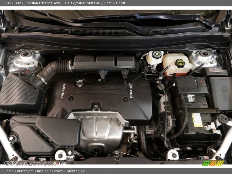 Galaxy Silver Metallic / Light Neutral 2017 Buick Envision Essence AWD