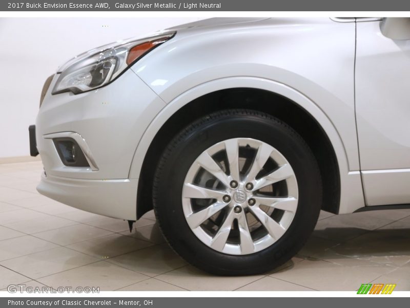 Galaxy Silver Metallic / Light Neutral 2017 Buick Envision Essence AWD