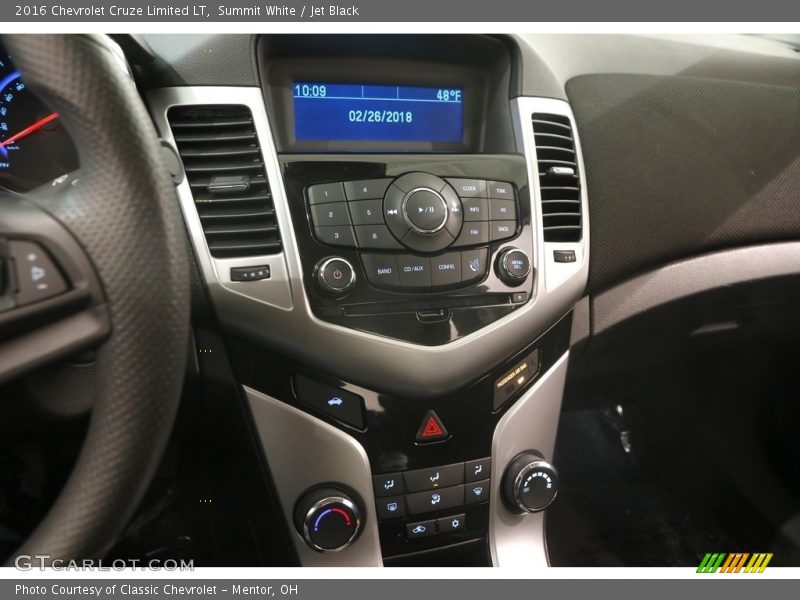 Summit White / Jet Black 2016 Chevrolet Cruze Limited LT
