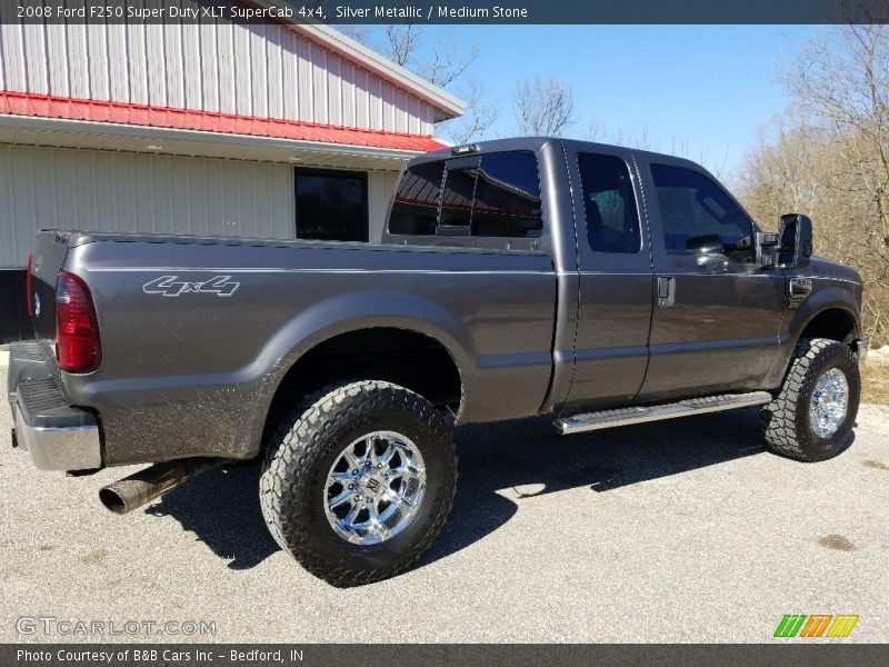 Silver Metallic / Medium Stone 2008 Ford F250 Super Duty XLT SuperCab 4x4