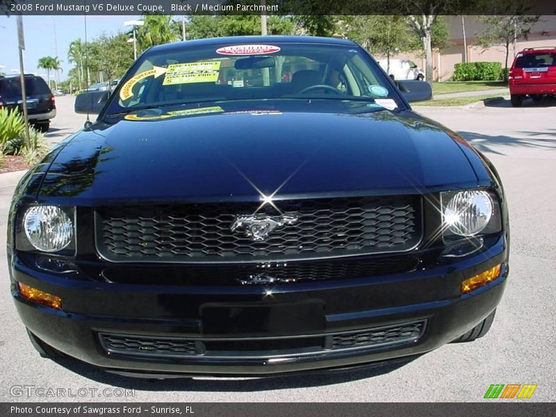 Black / Medium Parchment 2008 Ford Mustang V6 Deluxe Coupe