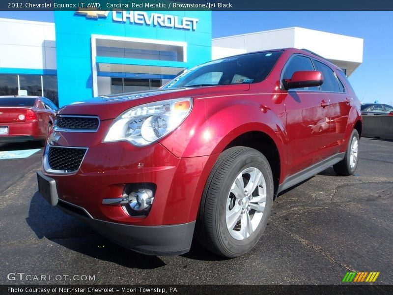 Cardinal Red Metallic / Brownstone/Jet Black 2012 Chevrolet Equinox LT AWD