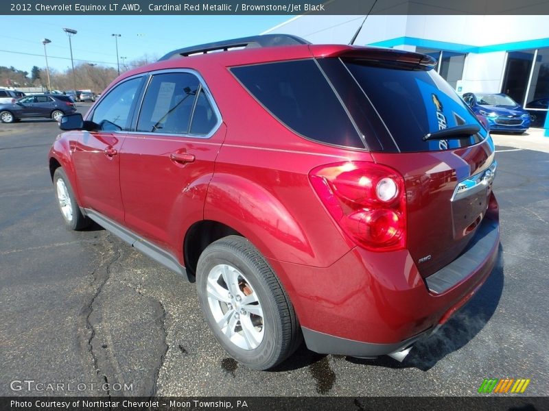 Cardinal Red Metallic / Brownstone/Jet Black 2012 Chevrolet Equinox LT AWD