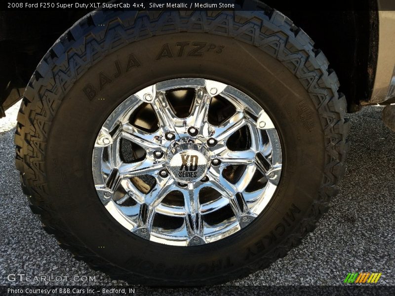 Silver Metallic / Medium Stone 2008 Ford F250 Super Duty XLT SuperCab 4x4