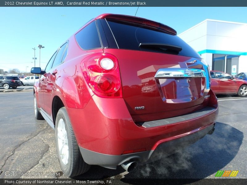 Cardinal Red Metallic / Brownstone/Jet Black 2012 Chevrolet Equinox LT AWD