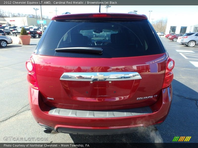 Cardinal Red Metallic / Brownstone/Jet Black 2012 Chevrolet Equinox LT AWD