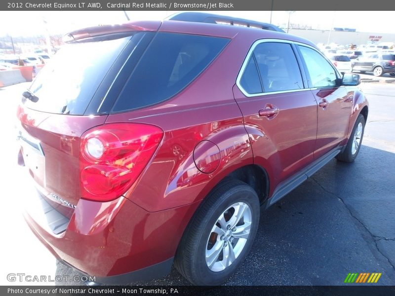 Cardinal Red Metallic / Brownstone/Jet Black 2012 Chevrolet Equinox LT AWD