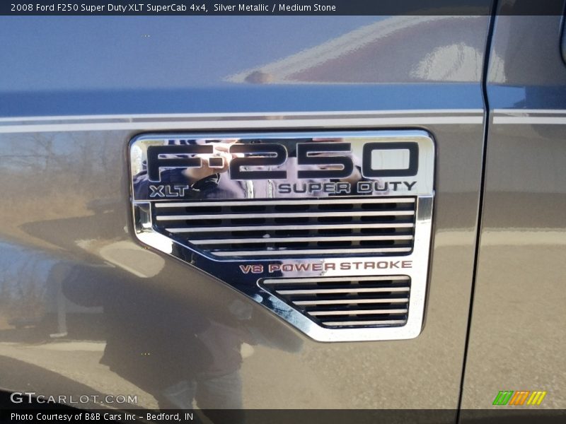 Silver Metallic / Medium Stone 2008 Ford F250 Super Duty XLT SuperCab 4x4