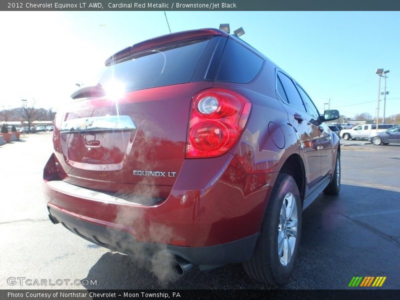 Cardinal Red Metallic / Brownstone/Jet Black 2012 Chevrolet Equinox LT AWD