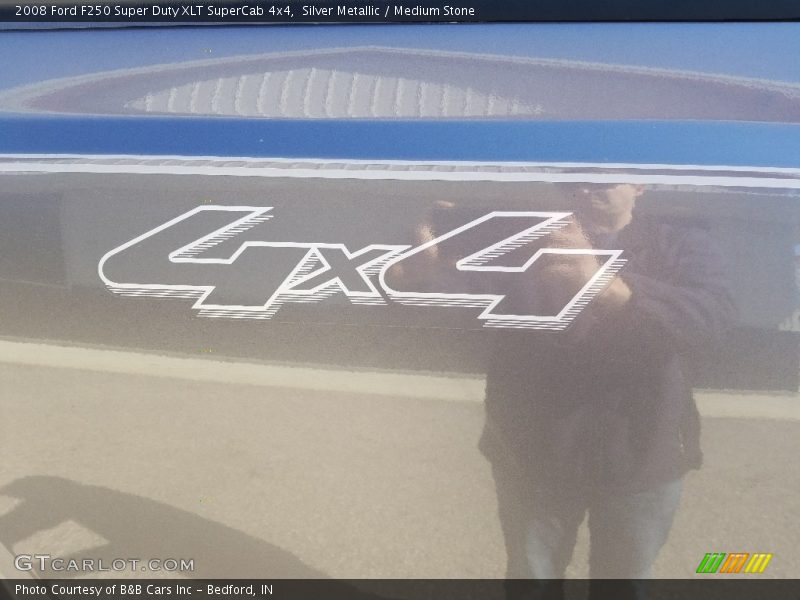 Silver Metallic / Medium Stone 2008 Ford F250 Super Duty XLT SuperCab 4x4
