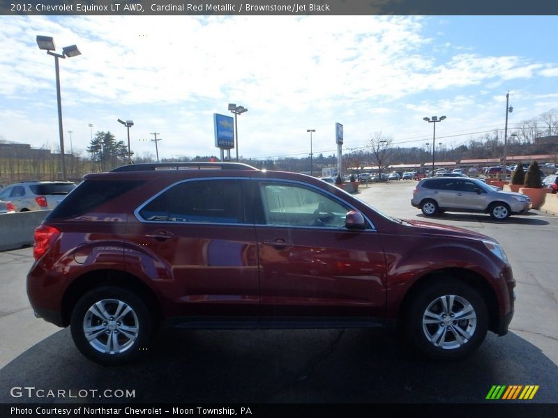 Cardinal Red Metallic / Brownstone/Jet Black 2012 Chevrolet Equinox LT AWD