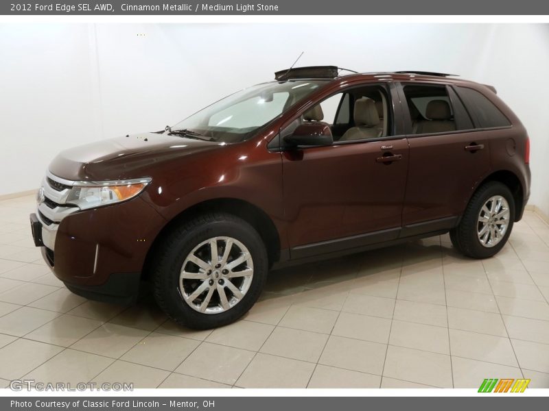 Cinnamon Metallic / Medium Light Stone 2012 Ford Edge SEL AWD