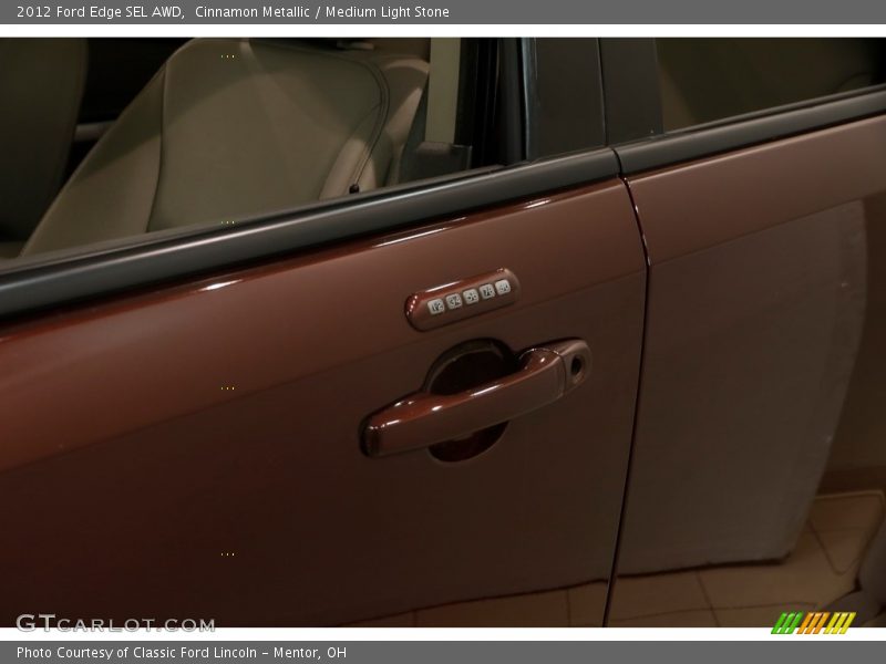 Cinnamon Metallic / Medium Light Stone 2012 Ford Edge SEL AWD