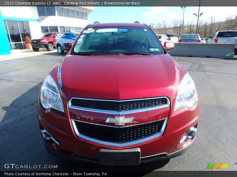 Cardinal Red Metallic / Brownstone/Jet Black 2012 Chevrolet Equinox LT AWD