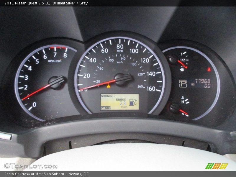 Brilliant Silver / Gray 2011 Nissan Quest 3.5 LE