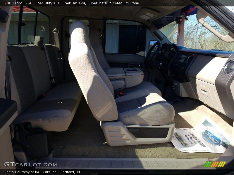 Silver Metallic / Medium Stone 2008 Ford F250 Super Duty XLT SuperCab 4x4
