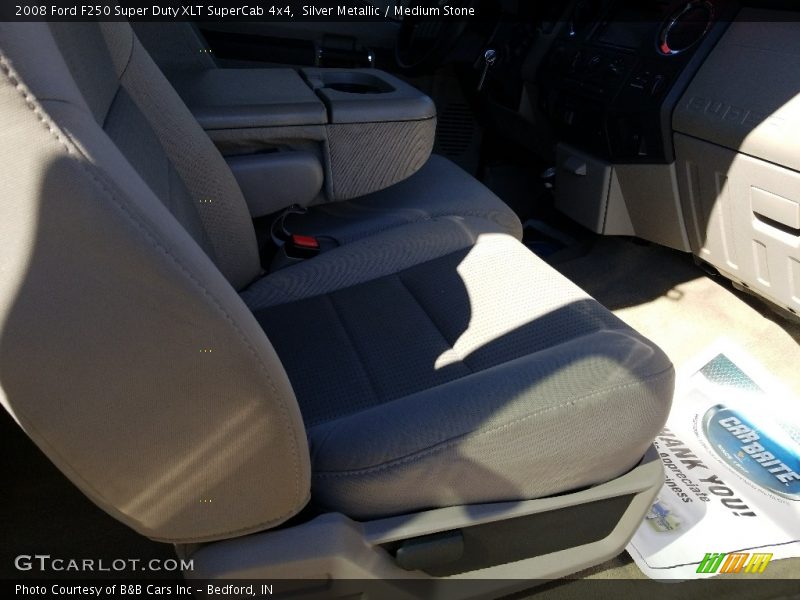 Silver Metallic / Medium Stone 2008 Ford F250 Super Duty XLT SuperCab 4x4