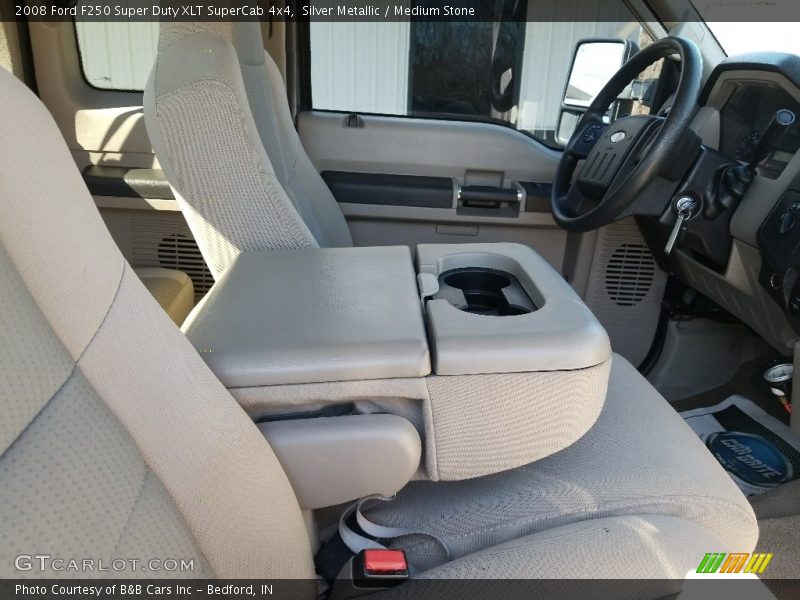 Silver Metallic / Medium Stone 2008 Ford F250 Super Duty XLT SuperCab 4x4