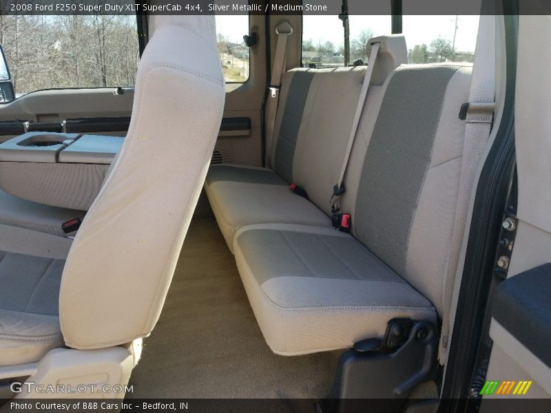 Silver Metallic / Medium Stone 2008 Ford F250 Super Duty XLT SuperCab 4x4