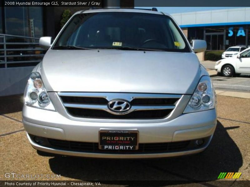 Stardust Silver / Gray 2008 Hyundai Entourage GLS