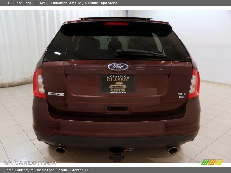 Cinnamon Metallic / Medium Light Stone 2012 Ford Edge SEL AWD