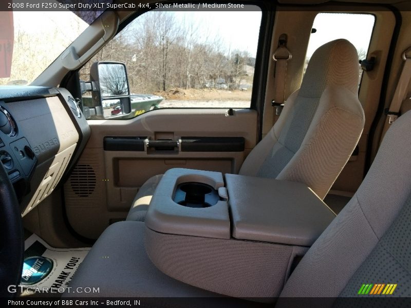 Silver Metallic / Medium Stone 2008 Ford F250 Super Duty XLT SuperCab 4x4