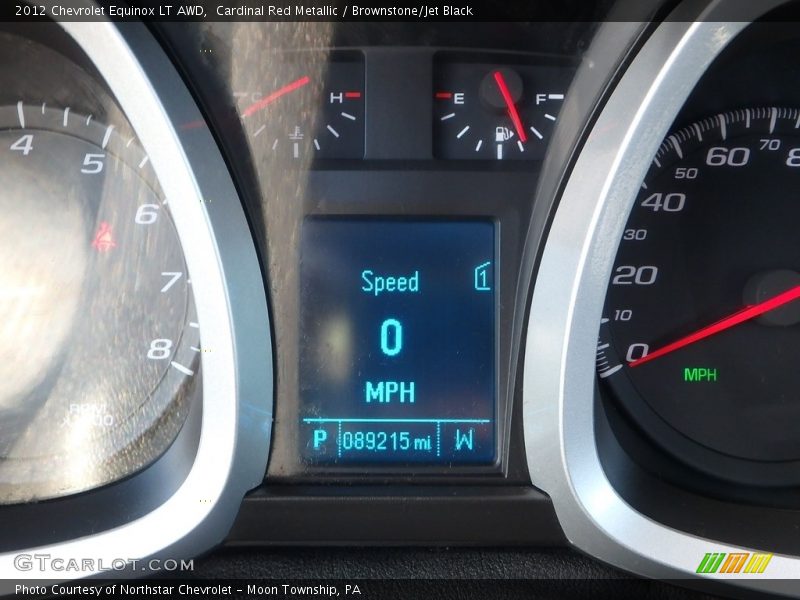 Cardinal Red Metallic / Brownstone/Jet Black 2012 Chevrolet Equinox LT AWD