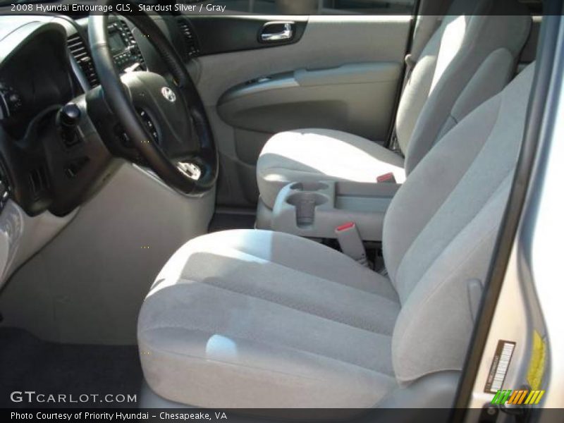 Stardust Silver / Gray 2008 Hyundai Entourage GLS
