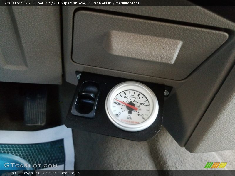 Silver Metallic / Medium Stone 2008 Ford F250 Super Duty XLT SuperCab 4x4