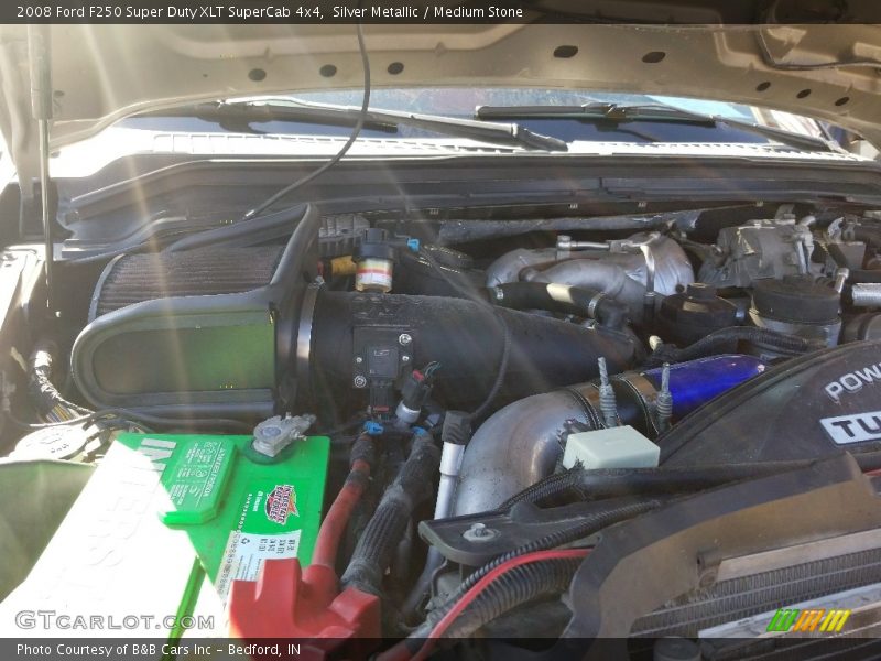 Silver Metallic / Medium Stone 2008 Ford F250 Super Duty XLT SuperCab 4x4