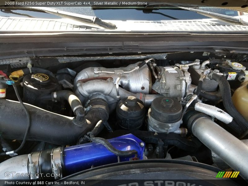 Silver Metallic / Medium Stone 2008 Ford F250 Super Duty XLT SuperCab 4x4