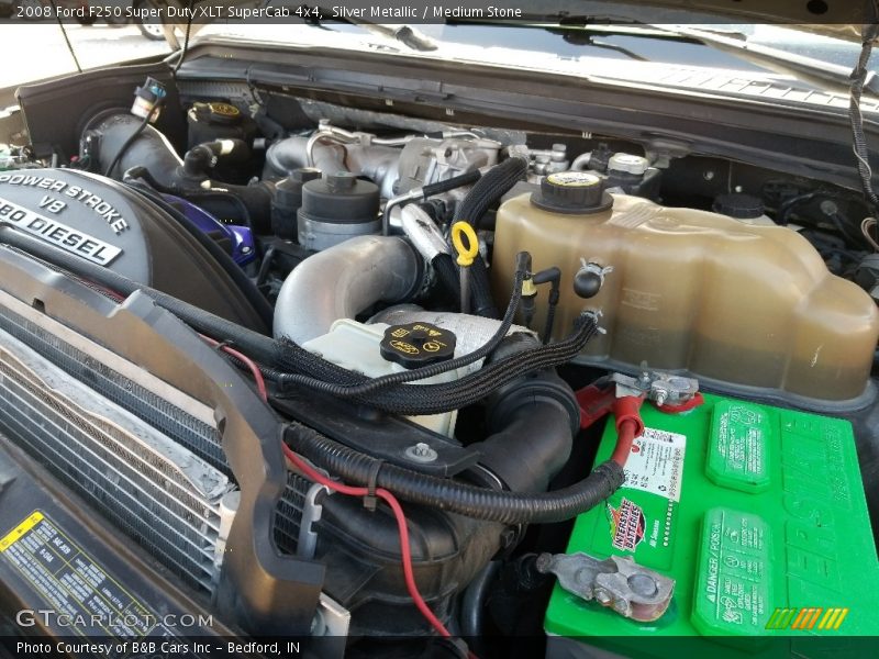 Silver Metallic / Medium Stone 2008 Ford F250 Super Duty XLT SuperCab 4x4
