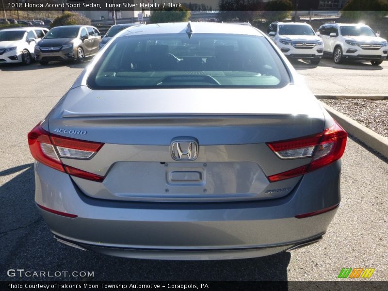 Lunar Silver Metallic / Black 2018 Honda Accord Sport Sedan