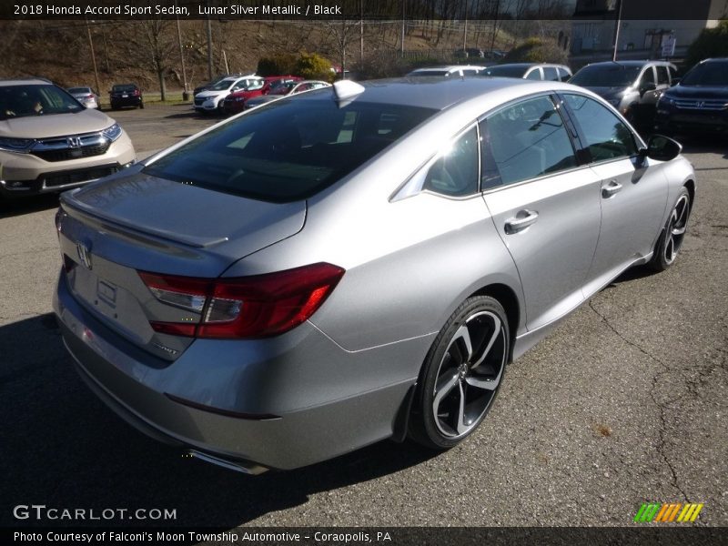 Lunar Silver Metallic / Black 2018 Honda Accord Sport Sedan