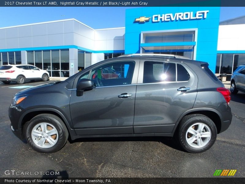 Nightfall Gray Metallic / Jet Black/­Light Ash Gray 2017 Chevrolet Trax LT AWD