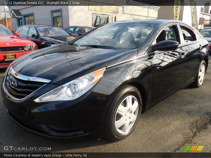 Midnight Black / Gray 2012 Hyundai Sonata GLS