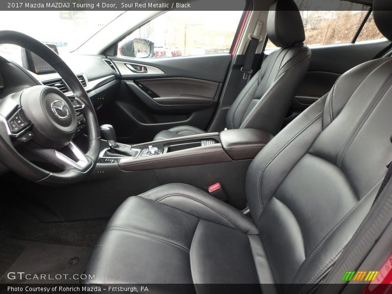 Soul Red Metallic / Black 2017 Mazda MAZDA3 Touring 4 Door
