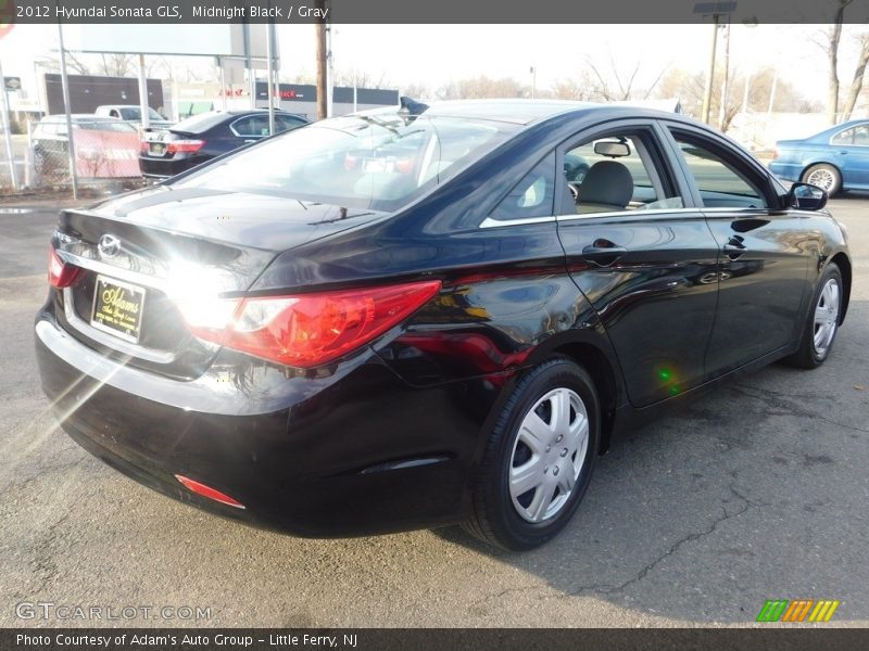 Midnight Black / Gray 2012 Hyundai Sonata GLS