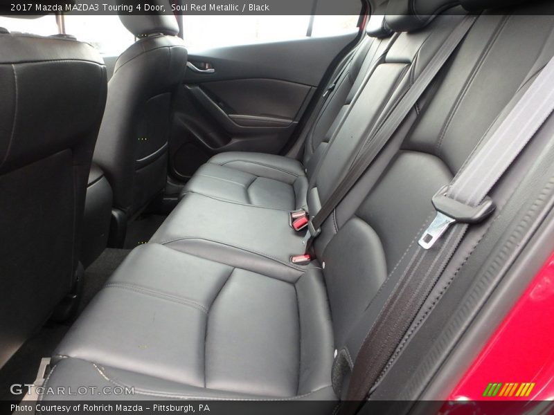 Soul Red Metallic / Black 2017 Mazda MAZDA3 Touring 4 Door