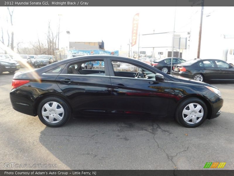 Midnight Black / Gray 2012 Hyundai Sonata GLS
