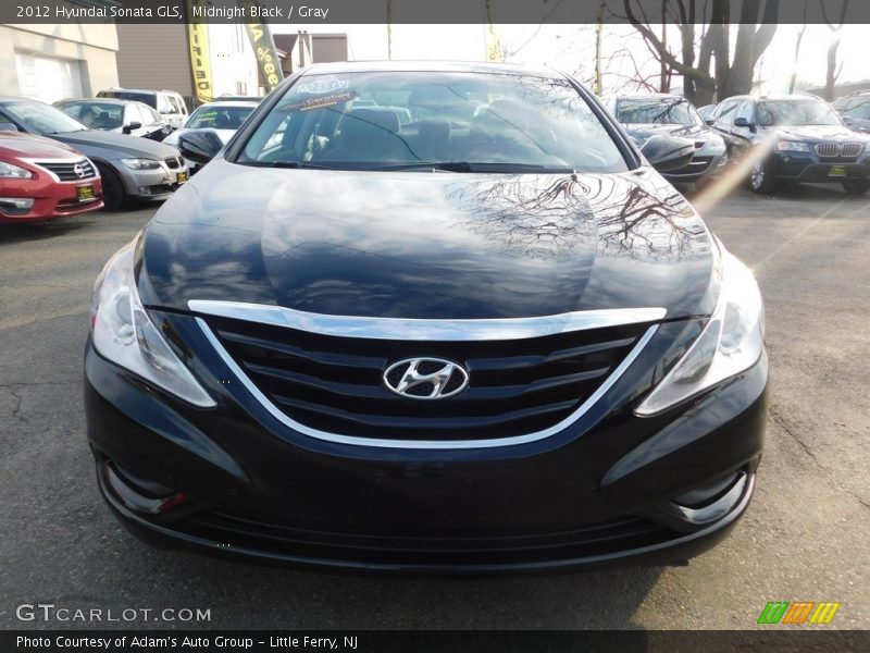 Midnight Black / Gray 2012 Hyundai Sonata GLS