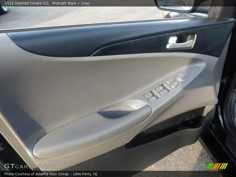 Midnight Black / Gray 2012 Hyundai Sonata GLS